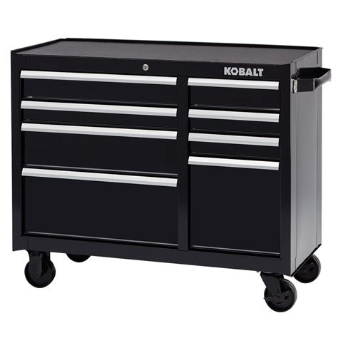 kobalt 34-in x 40.75-in 8-drawer ball-bearing steel tool cabinet|Kobalt 40.75.